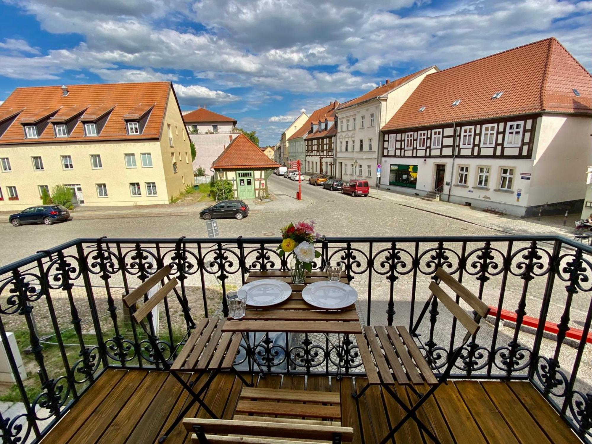 Apartments Am Markt Angermunde Exteriör bild